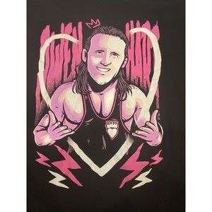 Pro Wrestling Crate Exclusive Owen Hart KING OF HARTS Shirt XL AEW WWF WWE